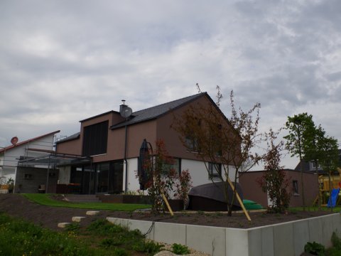 Schmid Bau Einfamilienhaus Hochbau Ziegelbau Massivbau