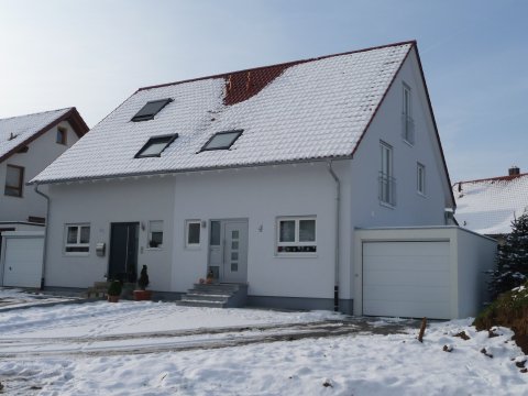 Schmid Bau Doppelwohnhaus Hochbau Massivbau Ziegelbau