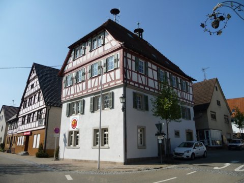 Schmid Bau Rathaus Stockheim Abbruch Mauerarbeiten Denkmalschutz
