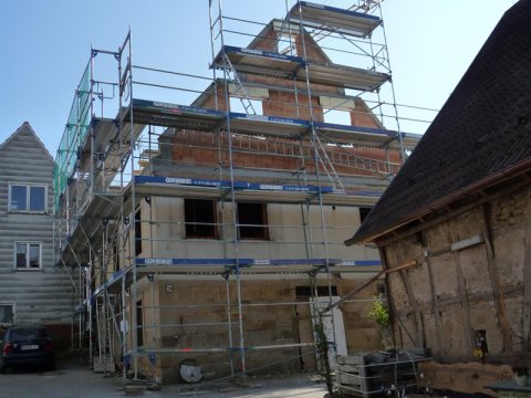 Schmid_Bau_Sanierung Erdarbeiten Kanalarbeiten Beton Mauerarbeiten Stützwand Abbruch Fahrstuhl