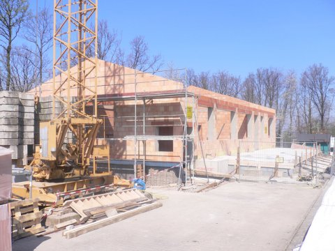 Schmid Bau Vereinsheim TSV Botenheim Rohbau Hochbau Ziegelbau Massivbau