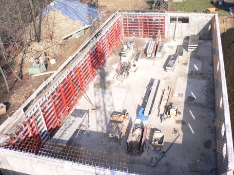Schmid Bau Vereinsheim TSV Botenheim Schalungsarbeiten Hochbau Ziegelbau Massivbau