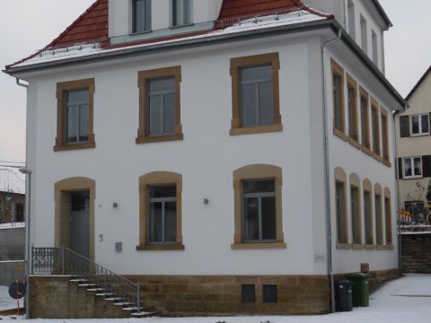 Schmid_Bau_Alte_Schule_Gemmrigheim Erdarbeiten Kanalarbeiten Mauerarbeiten Abbruch Pflasterarbeiten Einfassungen